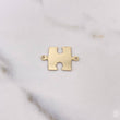 Herraje Rompecabezas Pareja 1.1gr / 2.2cm / 15mm*13mm Liso Oro Amarillo $