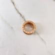 Anillo Argolla Rustica 10gr / T7 1/2 / Oro Rosa $