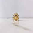 Anillo Indio 11.5gr / T10 / Circones Colores Oro Amarillo $