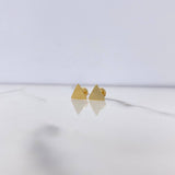 Topos Triangulos 0.95gr / Lisos Oro Amarillo &