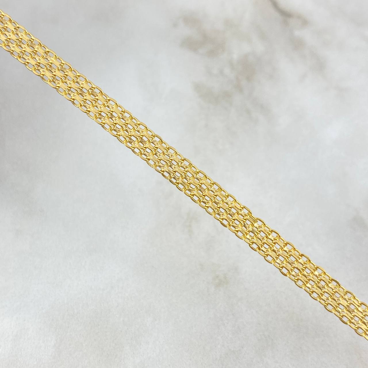 Pulso Chino 5.4gr / 20cm / 5mm Oro Amarillo +0 ©