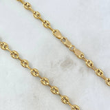 Cadena GC 10.9gr / 60cm / 4mm Diamantada Oro Amarillo