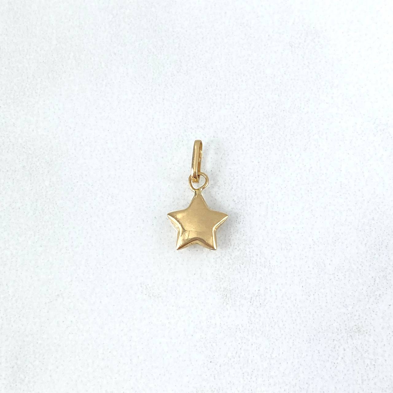 Dije Estrella 0.25gr / 1.2cm / Oro Amarillo