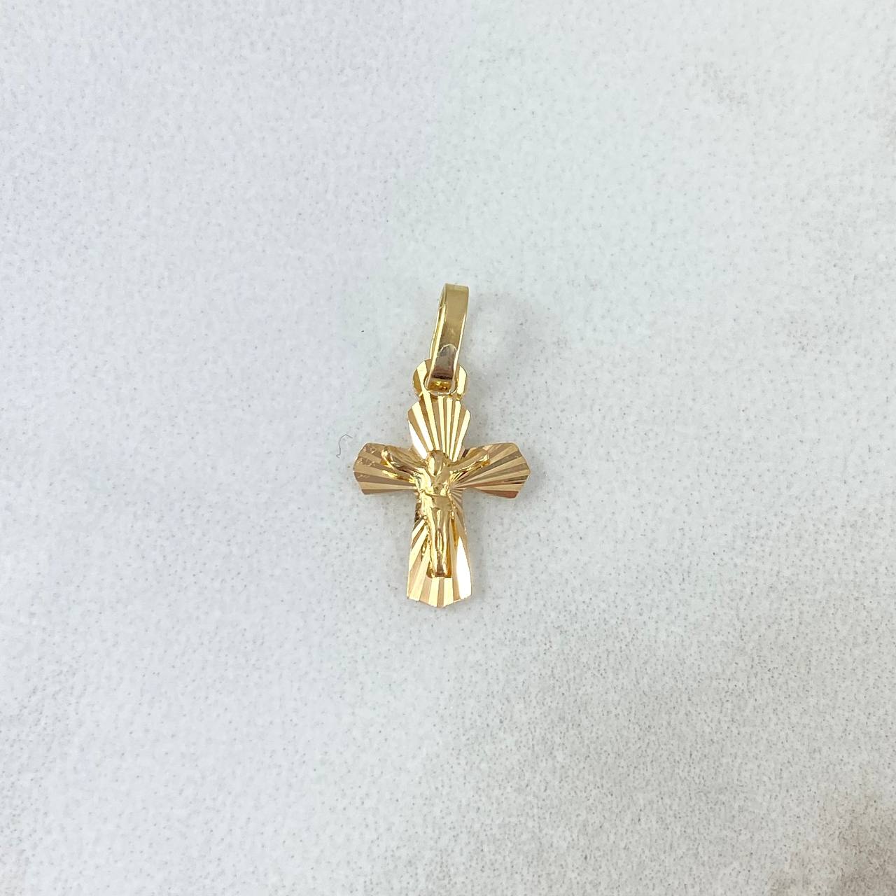 Dije Cristo 0.4gr / 1.5cm / Oro Amarillo *