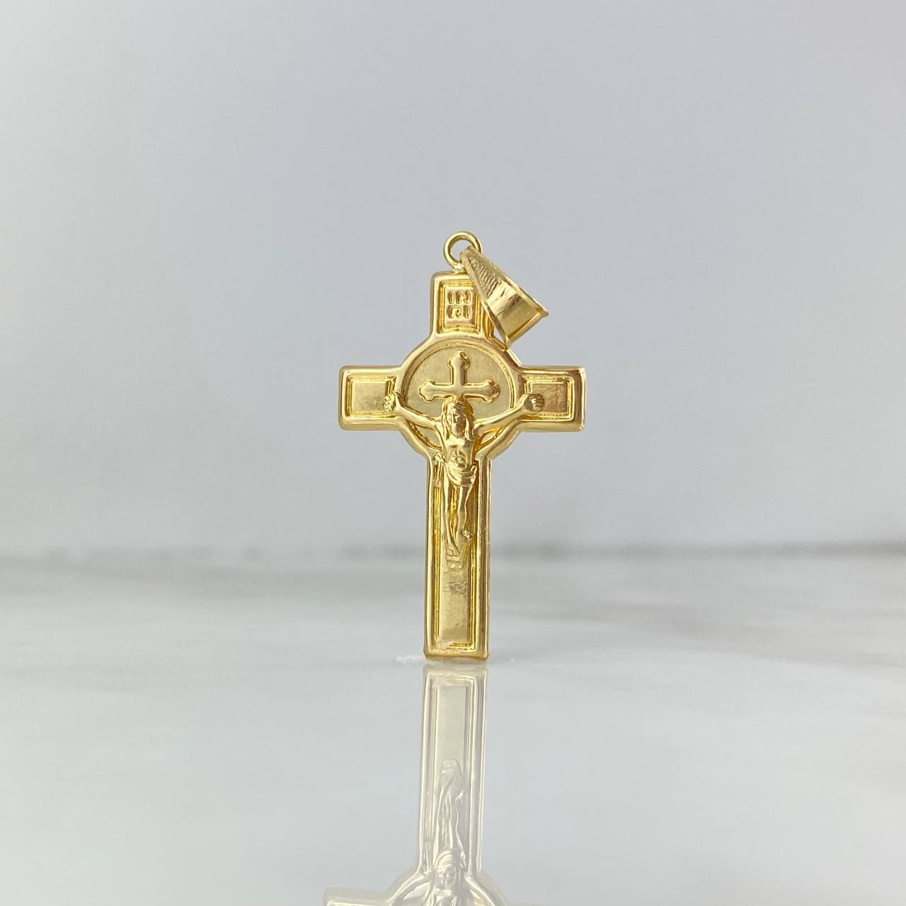 Dije Cruz Cristo 2.35gr / 4cm / Oro Amarillo