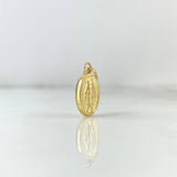 Dije Virgen Milagrosa 0.95gr / 2cm / Oro Amarillo ©