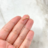 Piercing Bisel 0.3gr / 0.6cm / 3mm Oro Amarillo (Joya) *