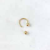 Piercing en U 0.4gr / 1cm / 3mm Oro Amarillo (Joya) ©