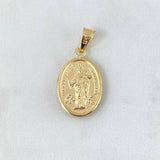 Dije Virgen Maria Auxiliadora 1.6gr / 3cm / Troquelado Oro Amarillo