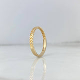 Anillo Cubano 1.75gr / T8 3/4 / Oro Amarillo