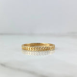 Anillo Cubano 1.75gr / T8 3/4 / Oro Amarillo