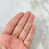 Cadena Morse 1.5gr / 45cm-1mm Oro Amarillo +3 $