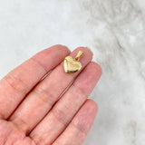 Dije Corazon Relicario 2.9gr / 1.8cm / Oro Amarillo *