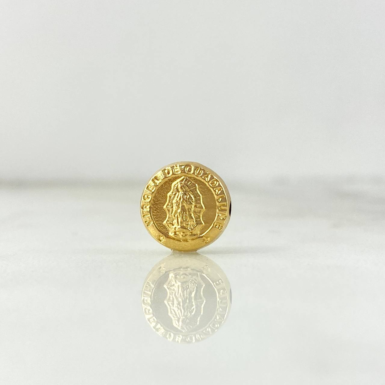 Herraje Virgen de Guadalupe 0.6gr / 1cm / Tambor Oro Amarillo