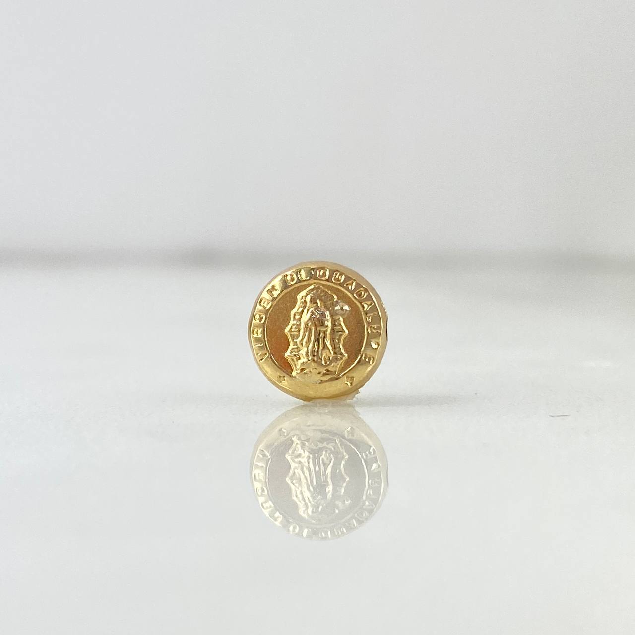 Herraje Virgen de Guadalupe 0.35gr / 0.8cm / Tambor Oro Amarillo