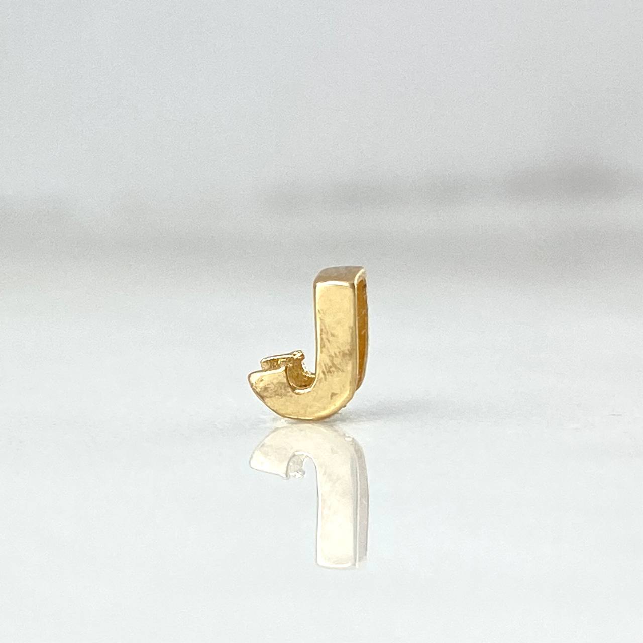 Herraje Letra J 0.2gr / 7mm / Tambor Oro Amarillo