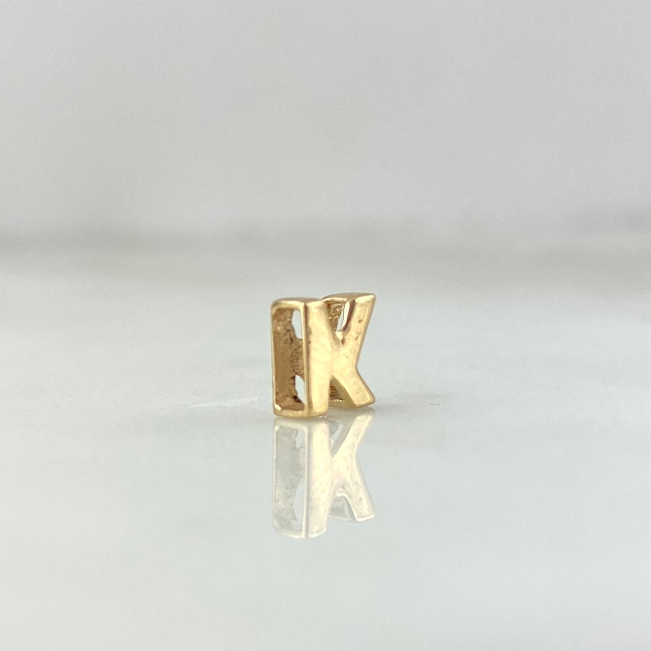 Herraje Letra K 0.35gr / 7mm / Tambor Oro Amarillo