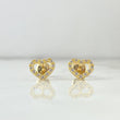 Topos Corazon 1.2gr / Circones Blancos Oro Amarillo ©