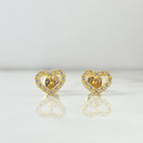 Topos Corazon 1.2gr / Circones Blancos Oro Amarillo ©