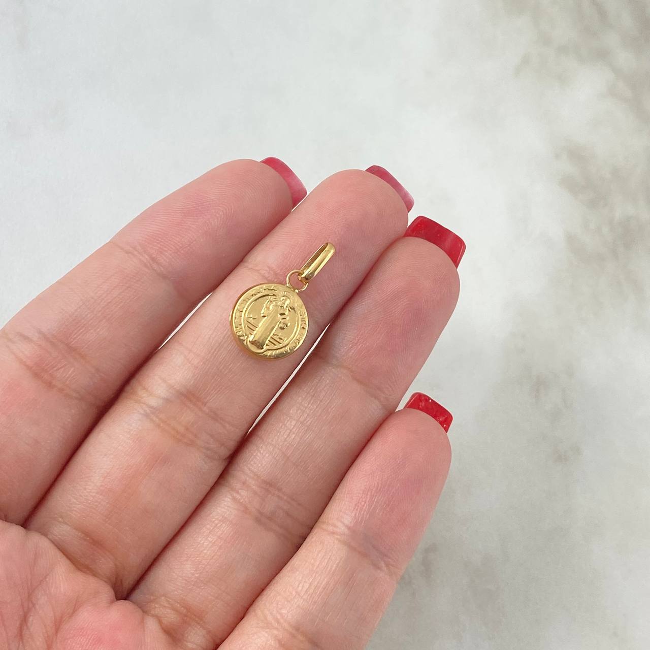 Dije San Benito 1gr / 1.5cm / Oro Amarillo *