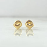 Topos Corazon 0.5gr / 0.5cm / Oro Amarillo *