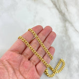 Cadena Cubana Infinito 15.35gr / 50cm / 5mm Diamantada Oro Amarillo +2 ©