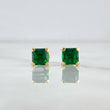 Topos Carret 0.9gr / 6mm Circon Verde Oro Amarillo (Joya) ©