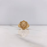 Anillo Escudo Leon 12.05gr / T10 1/2 / Oro Amarillo &