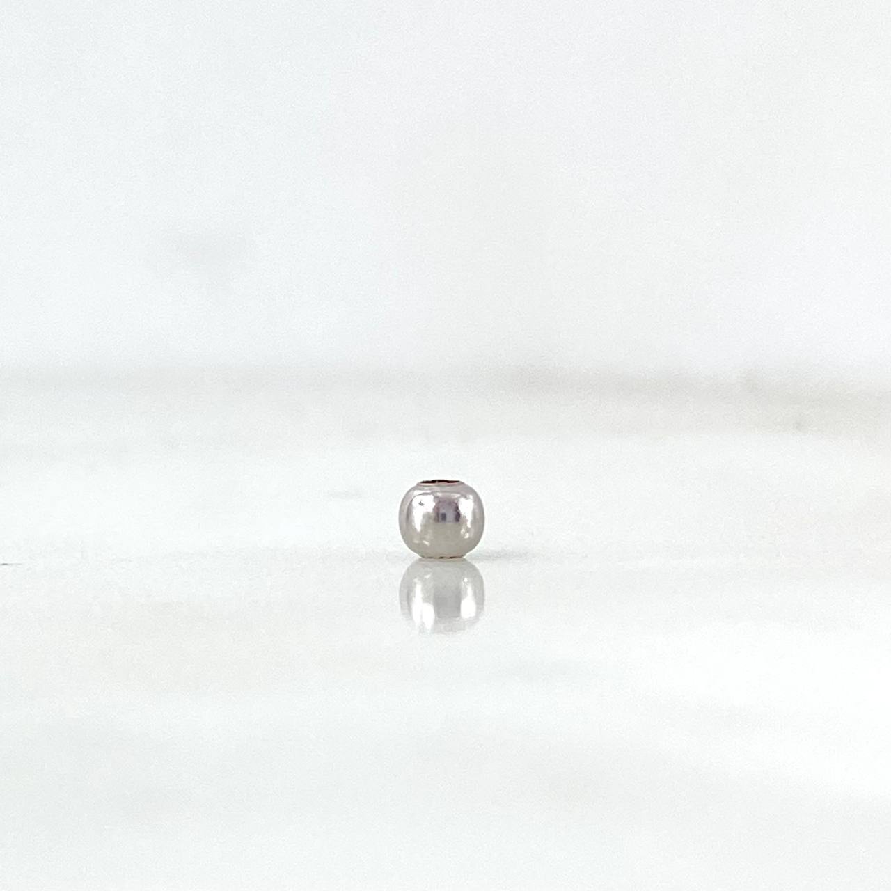 Bola Lisa 3mm / 0.05gr Oro Blanco