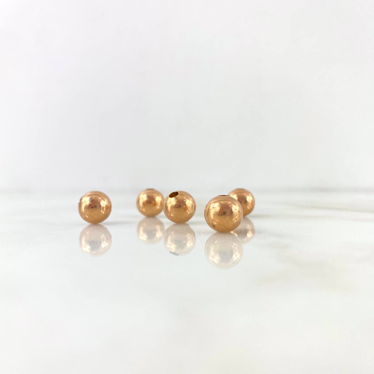 Bola Lisa 8mm / 0,32gr Oro Rosa &