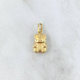 Dije Oso 0.5gr / 1.8cm / Corazon - Troquelado Oro Amarillo