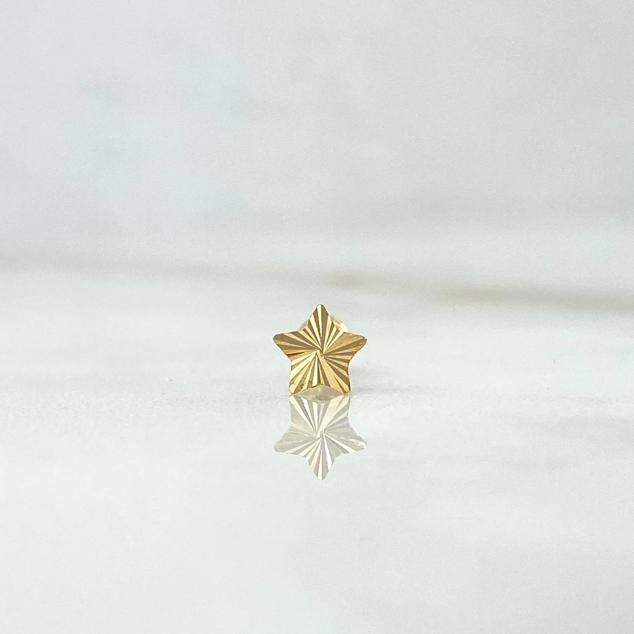 Piercing Estrella Diamantada 0.3gr / 1cm-1mm Oro Amarillo (Joya) ©