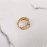 Anillo Correa Corona RX 7.75gr / T9 / Circones Blancos Dos Oros Amarillo Blanco $