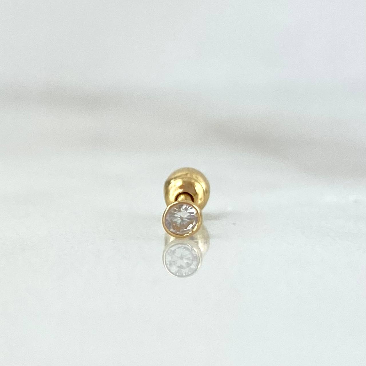 Piercing Bisel 0.25gr / 0.6cm / 2mm Oro Amarillo (Joya)