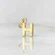 Dije Letra H Lisa 0.6gr / 1.4cm / Oro Amarillo