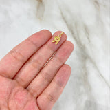 Dije Letra R Lisa 0.65gr / 1.4cm / Oro Amarillo