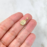 Dije Virgen Milagrosa 0.5gr / 1.8cm / Troquelada Oro Amarillo