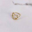 Anillo Corazon Alambrado 3.95gr / T7 / Oro Amarillo &