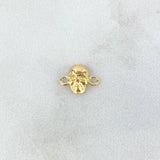 Herraje Calavera 0.5gr / 1cm / Oro Amarillo ©