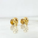 Topos Calavera 1.15gr / 0.8cm / Oro Amarillo