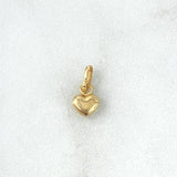 Dije Corazón 0.2gr / 1.1cm / Troquelado Oro Amarillo