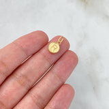 Dije Letra R 0.4gr / 1.5cm / Doble Faz Oro Amarillo