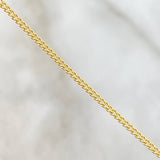 Cadena Cubana 4.6gr / 60cm / 1mm Oro Amarillo +0