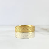 Anillo Argolla Electrocardiograma 5.15gr / T7 1/4 / Oro Amarillo *