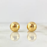 Topos Bola 1.15gr / 9mm Lisa Oro Amarillo 18K ©