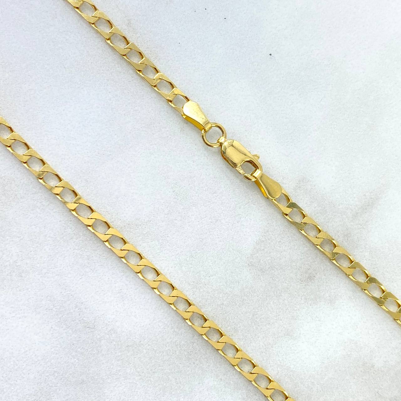 Cadena Panzer 15.1gr / 60cm / 3.5mm Oro Amarillo +1 18K