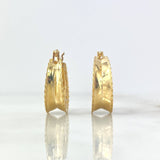 Candongas Ezio 4.5gr / 2.1cm / Filigarana Lateral Oro Amarillo