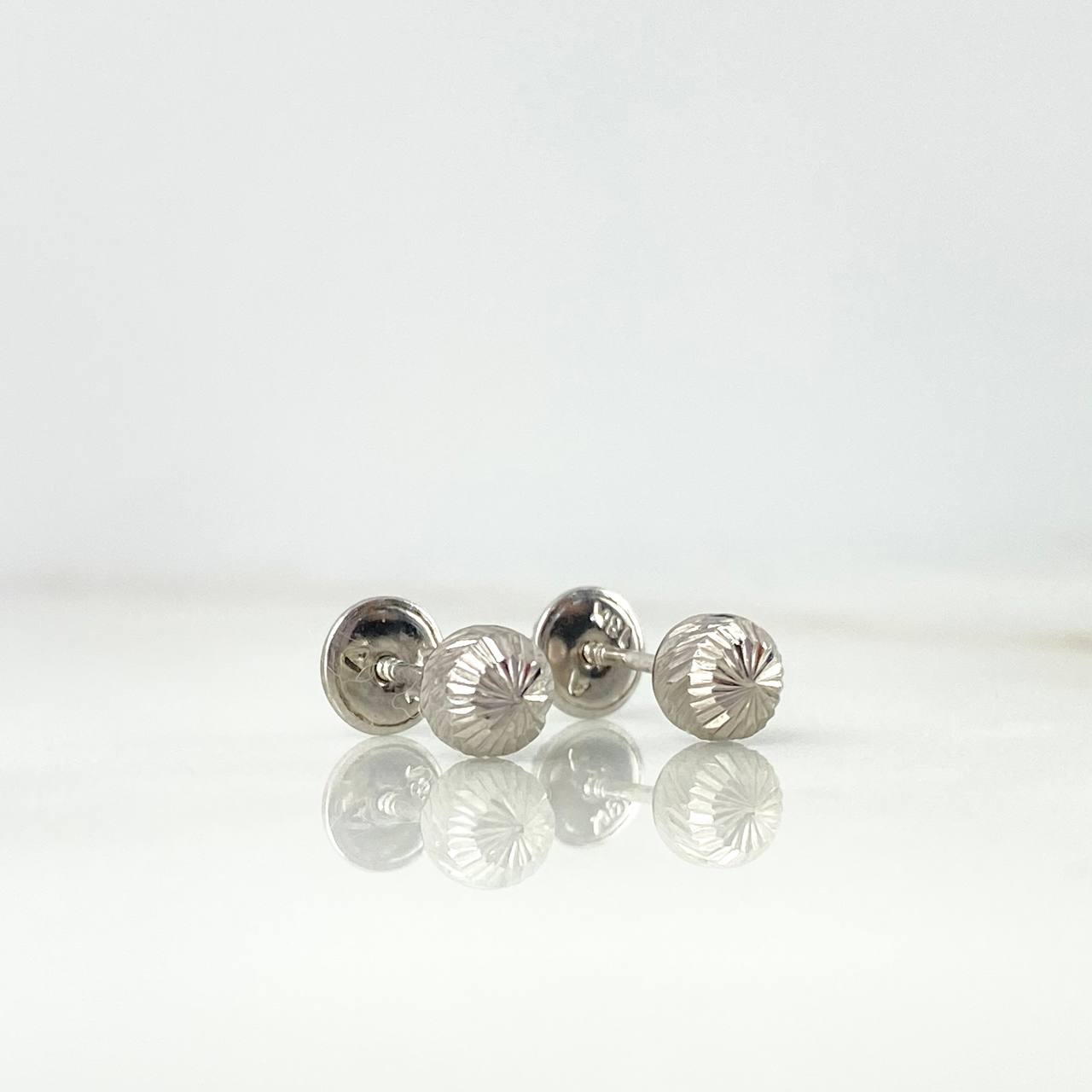 Topos Bola 5mm 0.65gr / Diamantados Oro Blanco