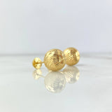 Topos Bola 10mm 1.5gr / Diamantada Oro Amarillo