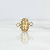 Herraje Virgen Guadalupe 0.4gr / 1.2cm / Silueta Oro Amarillo